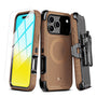 MyBat Pro Maverick Series MagSafe Case w/ Holster and Tempered Glass for Apple iPhone 17 Pro Max - Brown - RIP17PMCS3NXMS006-2.jpg