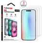MyBat Pro Tempered Glass Screen Protector (2.5D)(3-pack) for Apple iPhone 17 Pro Max / 16 Pro Max - Clear