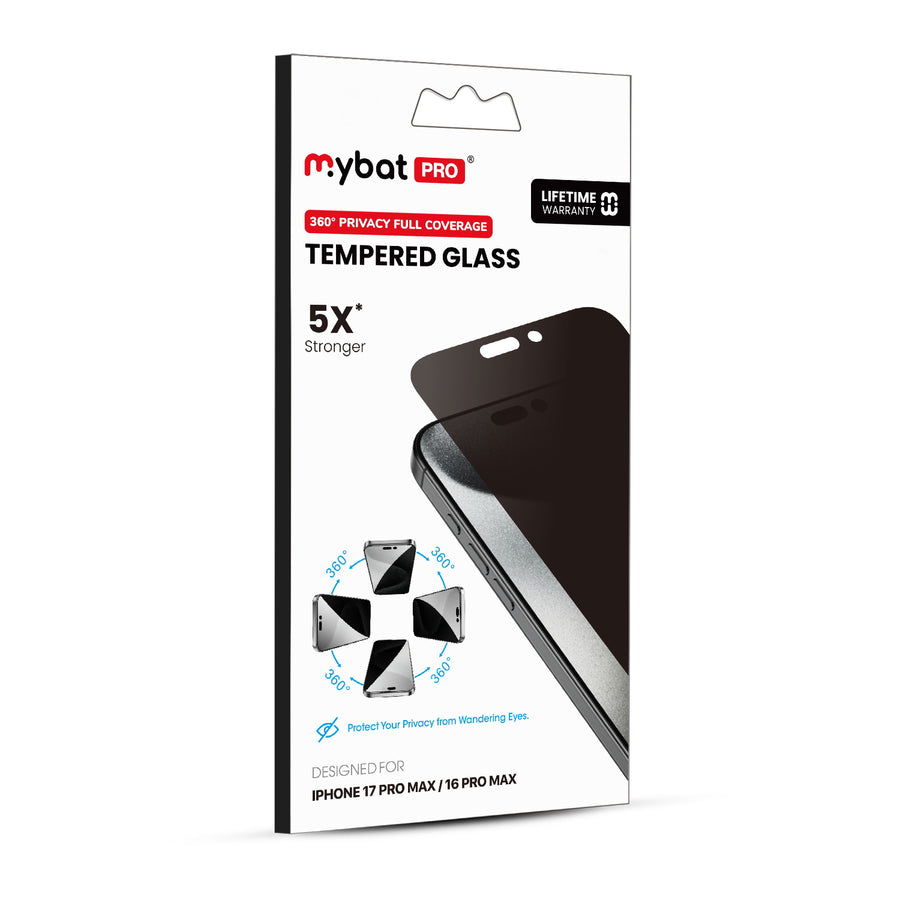MyBat Pro 360° Privacy Full Coverage Tempered Glass for Apple iPhone 17 Pro Max / 16 Pro Max - Black - RIP17PMSCF360-7.jpg