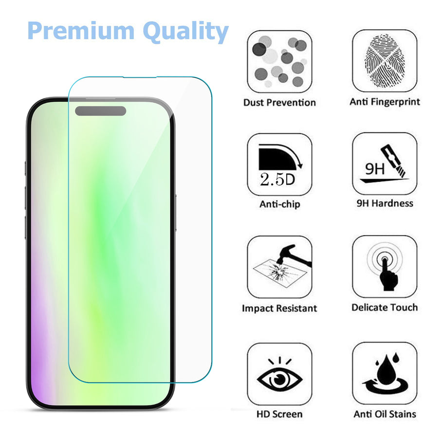MyBat Pro Tempered Glass Screen Protector (2.5D)(25-pack) for Apple iPhone 17 / 16 Pro - Clear - RIP17SC81TF-3.jpg