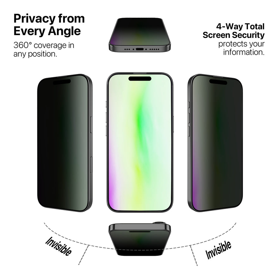 MyBat Pro 360° Privacy Full Coverage Tempered Glass for Apple iPhone 17/iPhone 17 Pro / 16 Pro - Black - RIP17SCF360-3.jpg
