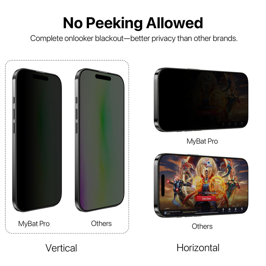 MyBat Pro 360° Privacy Full Coverage Tempered Glass for Apple iPhone 17/iPhone 17 Pro / 16 Pro - Black - RIP17SCF360-4.jpg