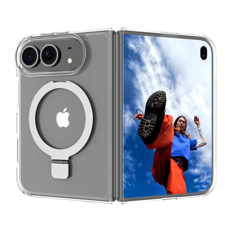 MyBat Pro Shade Series Case w/ MagSafe Ring Stand for Apple iPhone Duo - Clear - RIP18DCSSSMS101-2.JPG