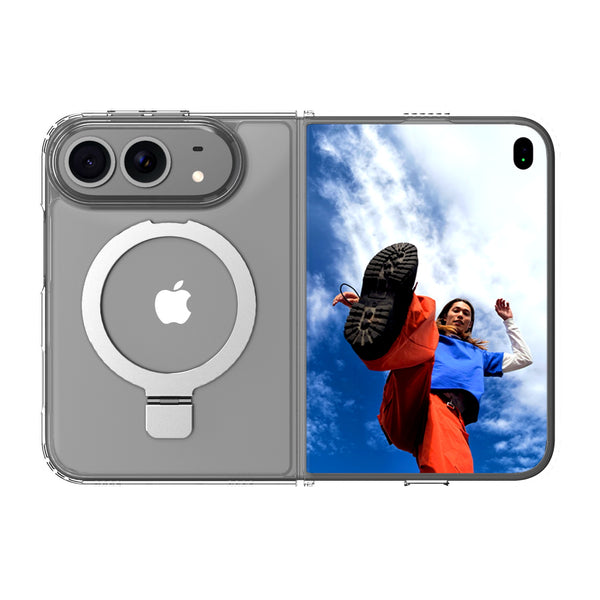 MyBat Pro Shade Series Case w/ MagSafe Ring Stand for Apple iPhone Duo - Clear - RIP18DCSSSMS101.JPG