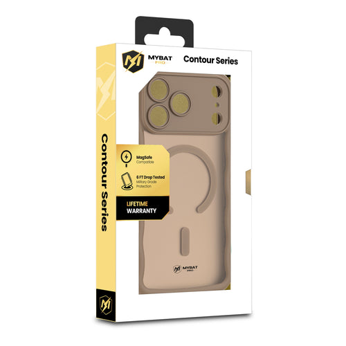 MyBat Pro Contour Series MagSafe Wavy Matte Case for Apple iPhone 18 Pro Max / 17 Pro Max - Brown - RIP18PMCSFGMS503-1.JPG