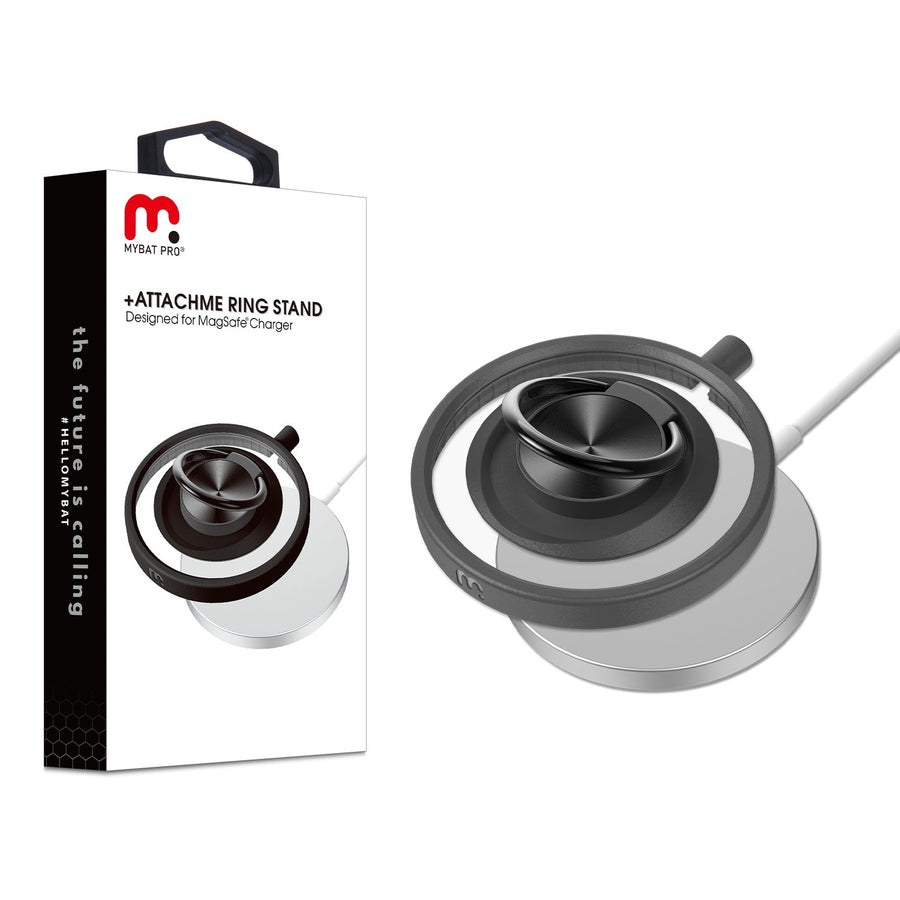 MyBat Pro +AttachMe Ring Stand - Black