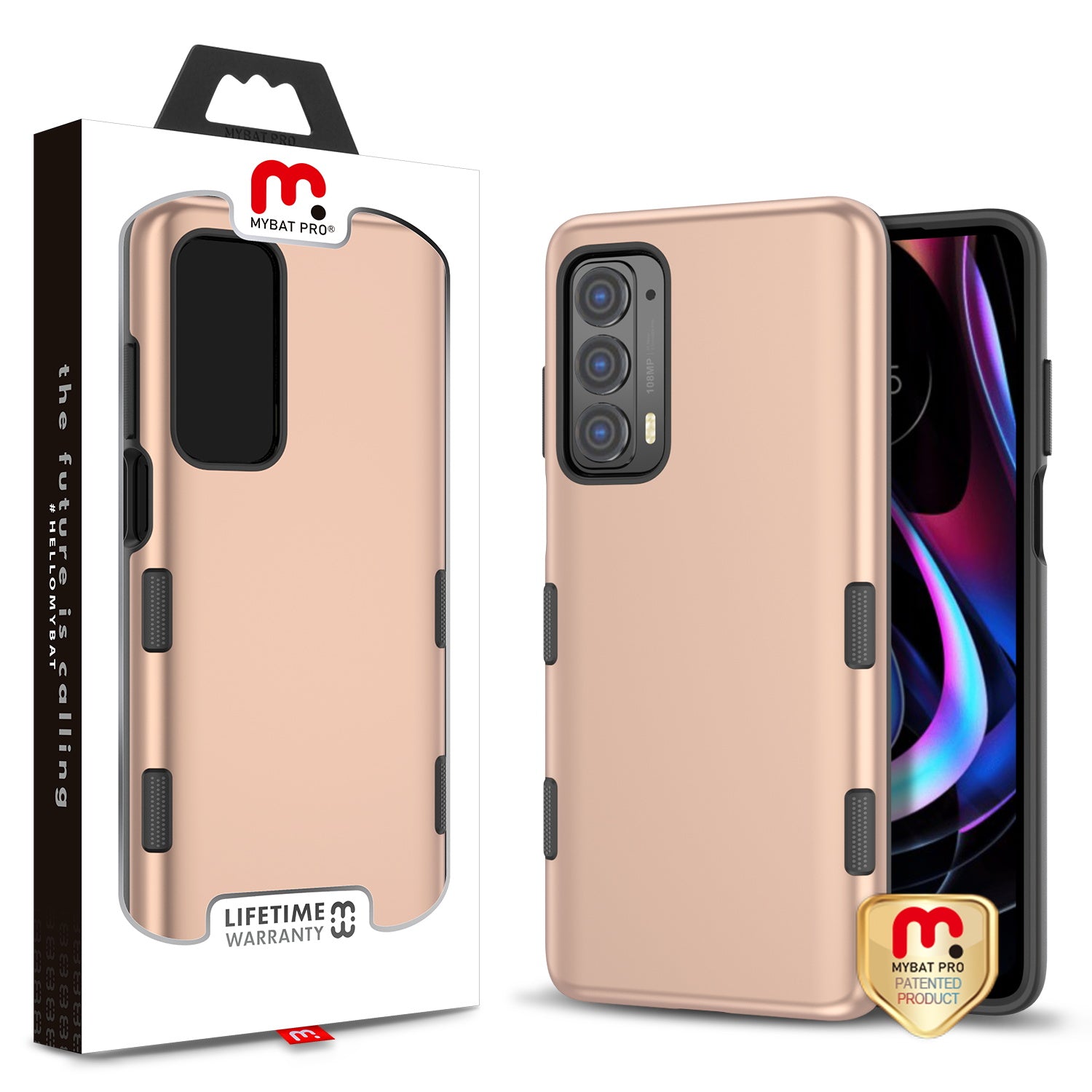 MyBat Pro Tuff Subs Series Case for Motorola Edge (2021) / Edge 5G UW - Rose Gold