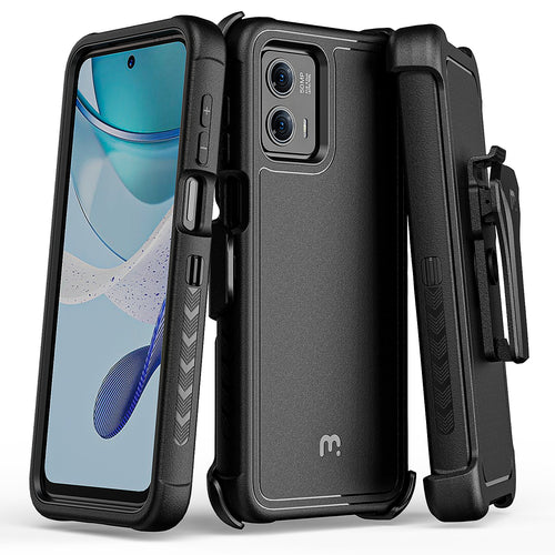 MyBat Pro Maverick Series Case w/ Holster for Motorola Moto G 5G (2023) - Black - RMG5G23CS3NXS001-2.jpg