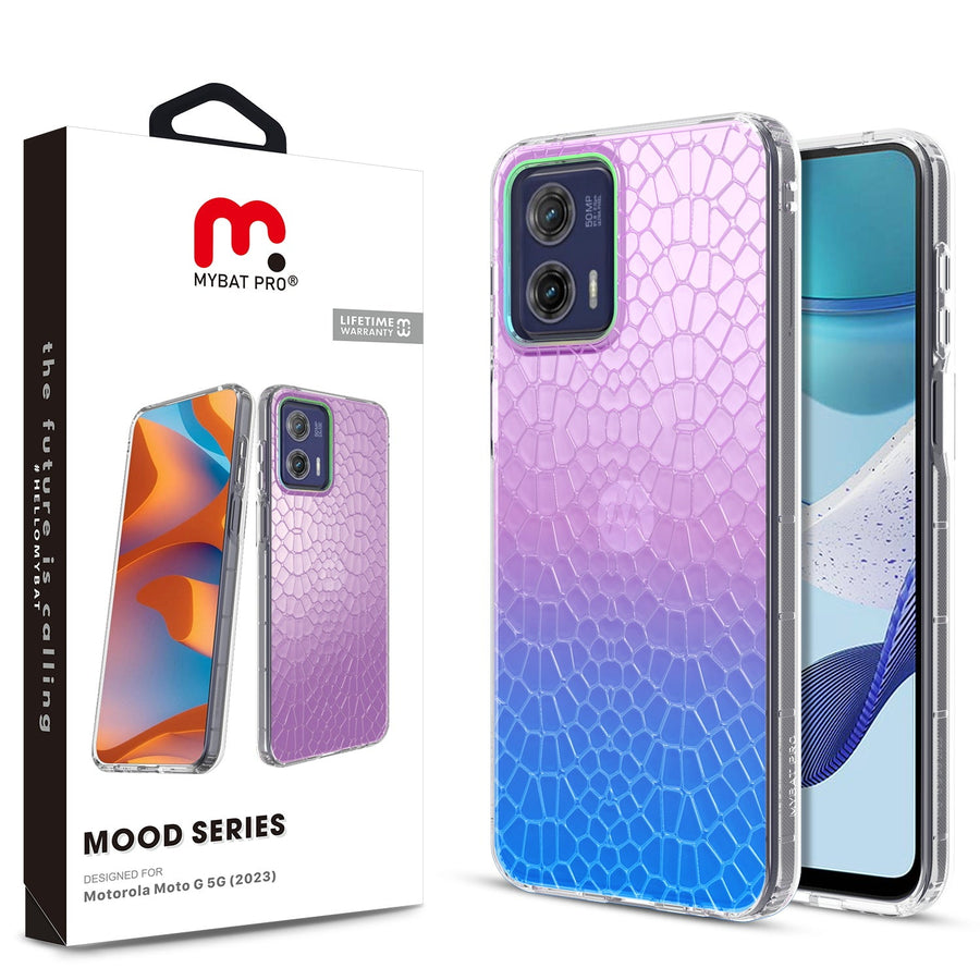 MyBat Pro Mood Series Case for Motorola Moto G 5G (2023) - Iridescent Snake