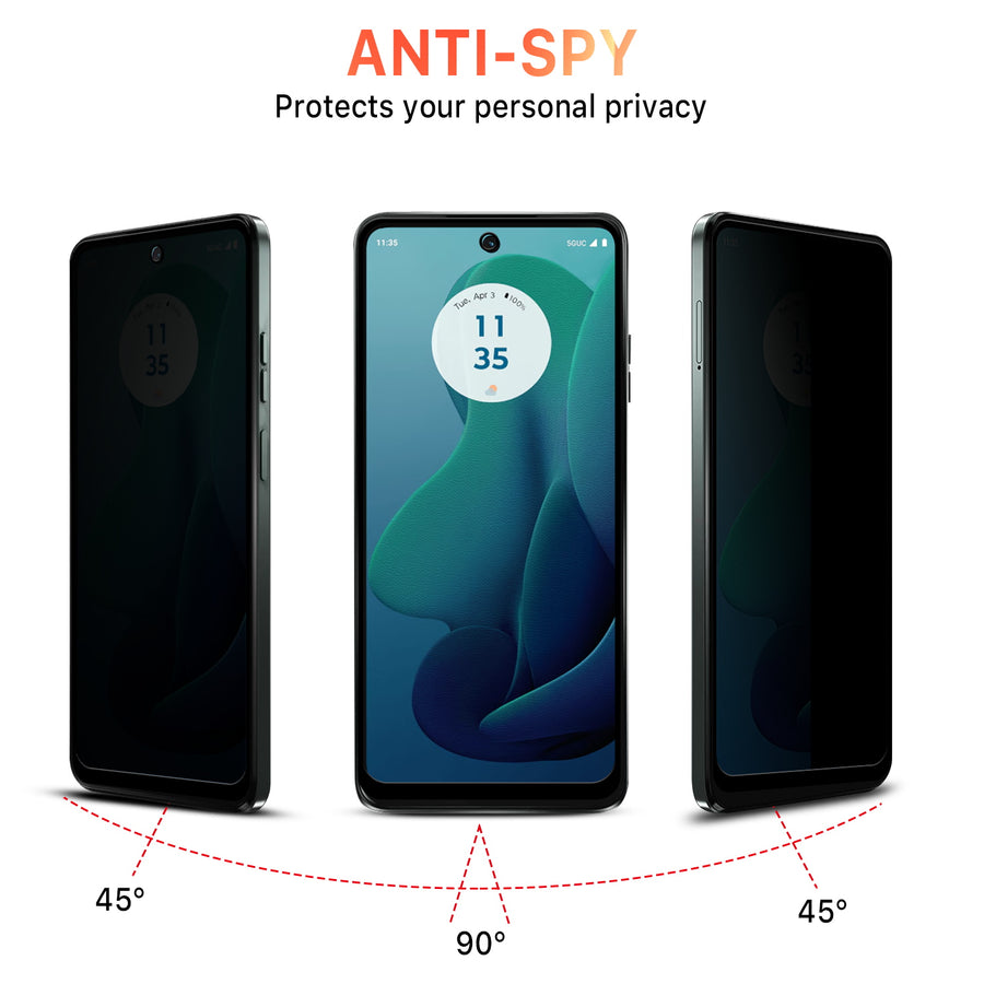 MyBat Pro Privacy Full Coverage Tempered Glass Screen Protector for Motorola Moto G 5G (2024) - Black - RMG5G24SCF111-4.jpg