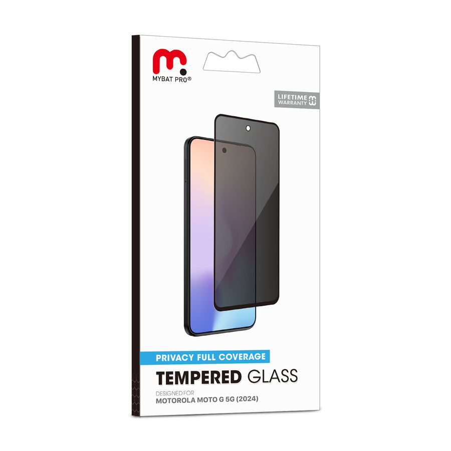MyBat Pro Privacy Full Coverage Tempered Glass Screen Protector for Motorola Moto G 5G (2024) - Black - RMG5G24SCF111-7.jpg