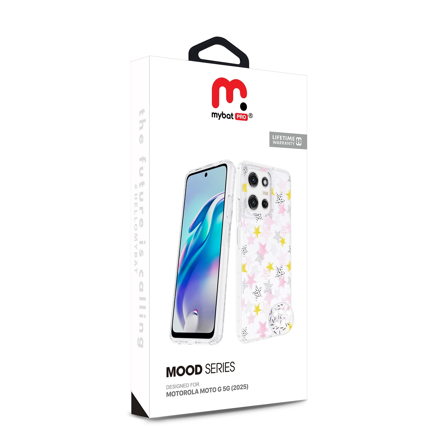 MyBat Pro Mood Series Case (with Diamonds) for Motorola Moto G 5G (2025) - Starstruck