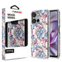 MyBat Pro Mood Series Case (with Diamonds) for Motorola Moto G 5G (2026)/Moto G Play (2026) / Moto G 5G (2025) - Floral Gems