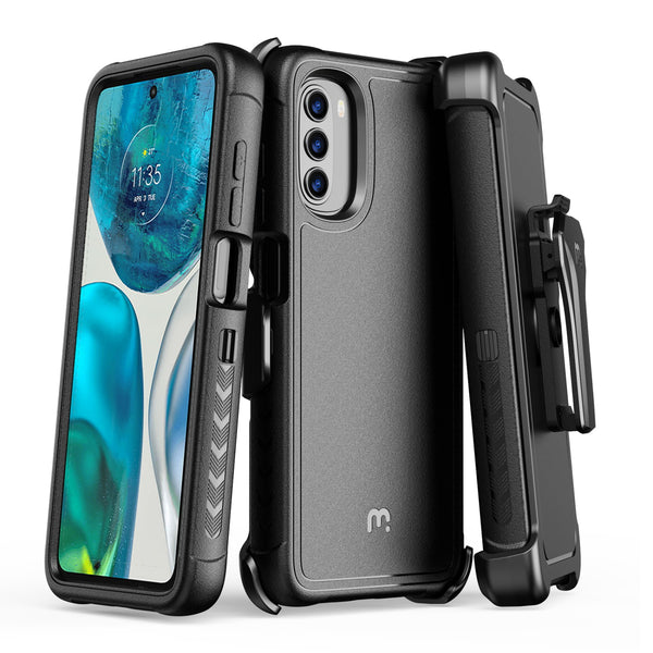 MyBat Pro Maverick Series Case w/ Holster for Motorola Moto G 5G (2022) - Black - RMG5GCS3NXS001-2.jpg