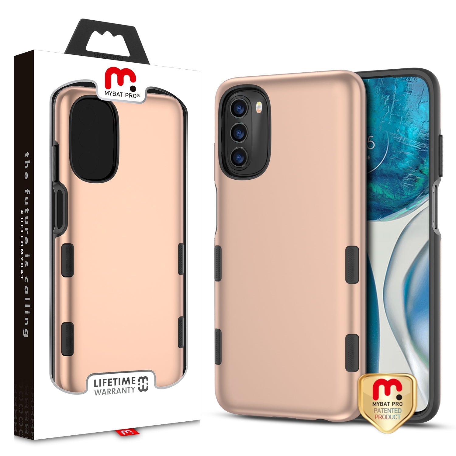MyBat Pro Tuff Subs Series Case for Motorola Moto G 5G (2022) - Rose Gold