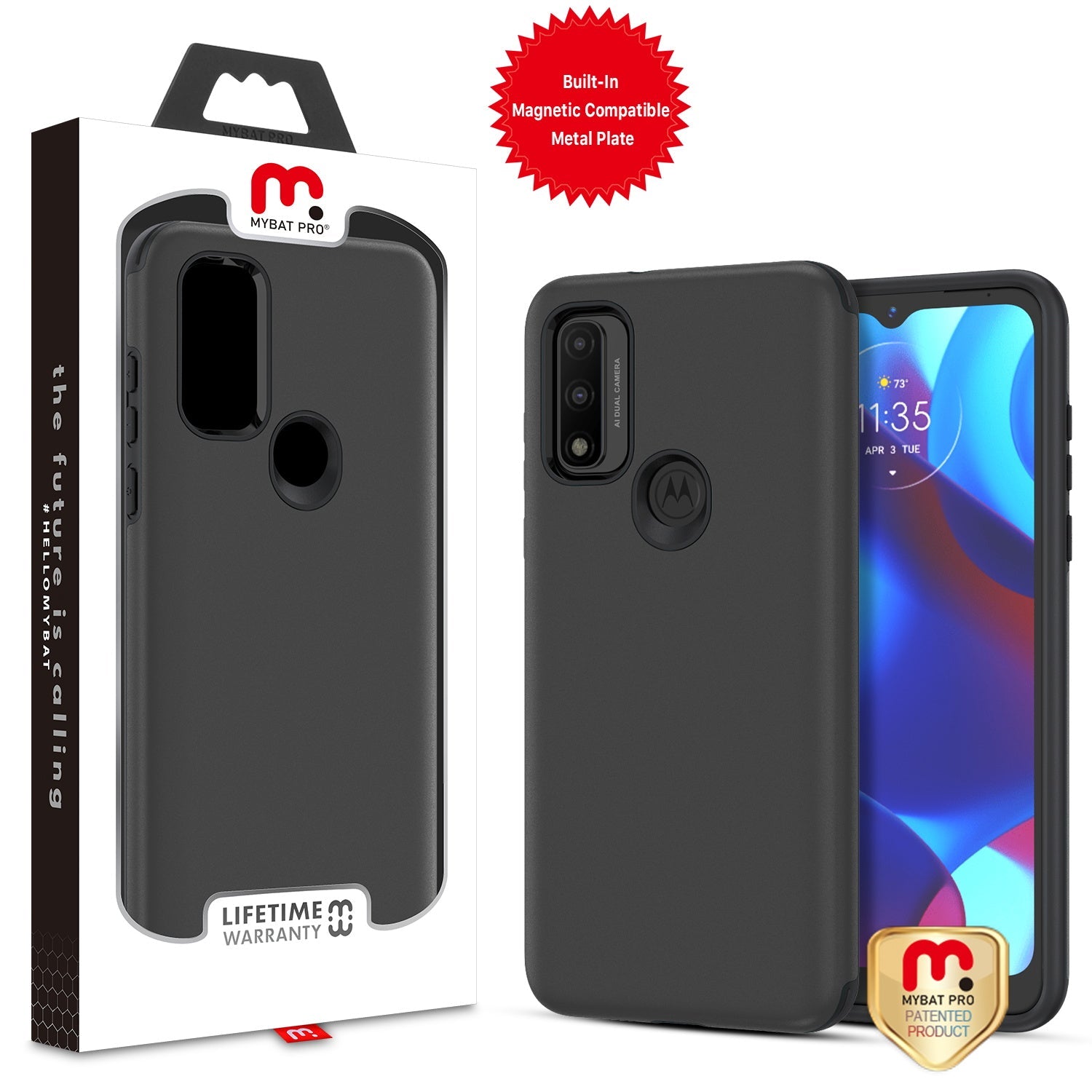 MyBat Pro Fuse Series Case for Motorola Moto G Pure - Black