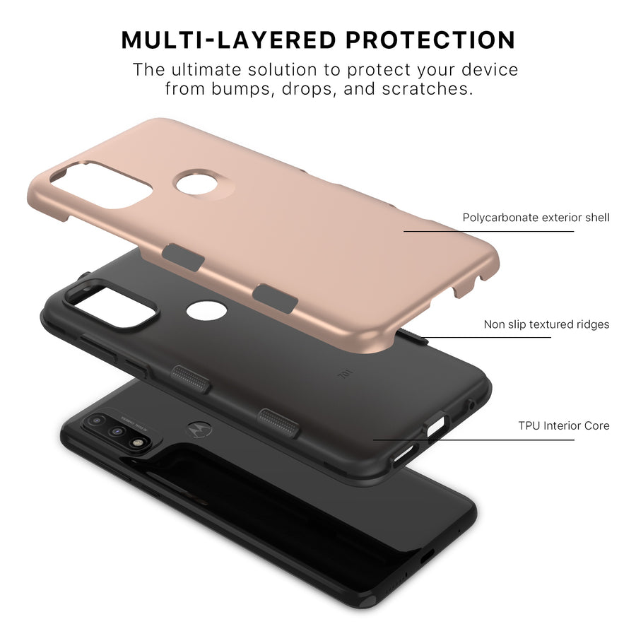 MyBat Pro Tuff Subs Series Case for Motorola Moto G Pure - Rose Gold - RMGPCSF2TS004-6.jpg