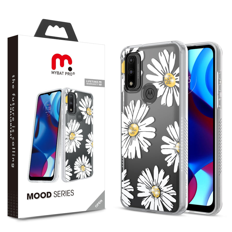 MyBat Pro Mood Diamond Series Case for Motorola Moto G Pure - Happy Daisies