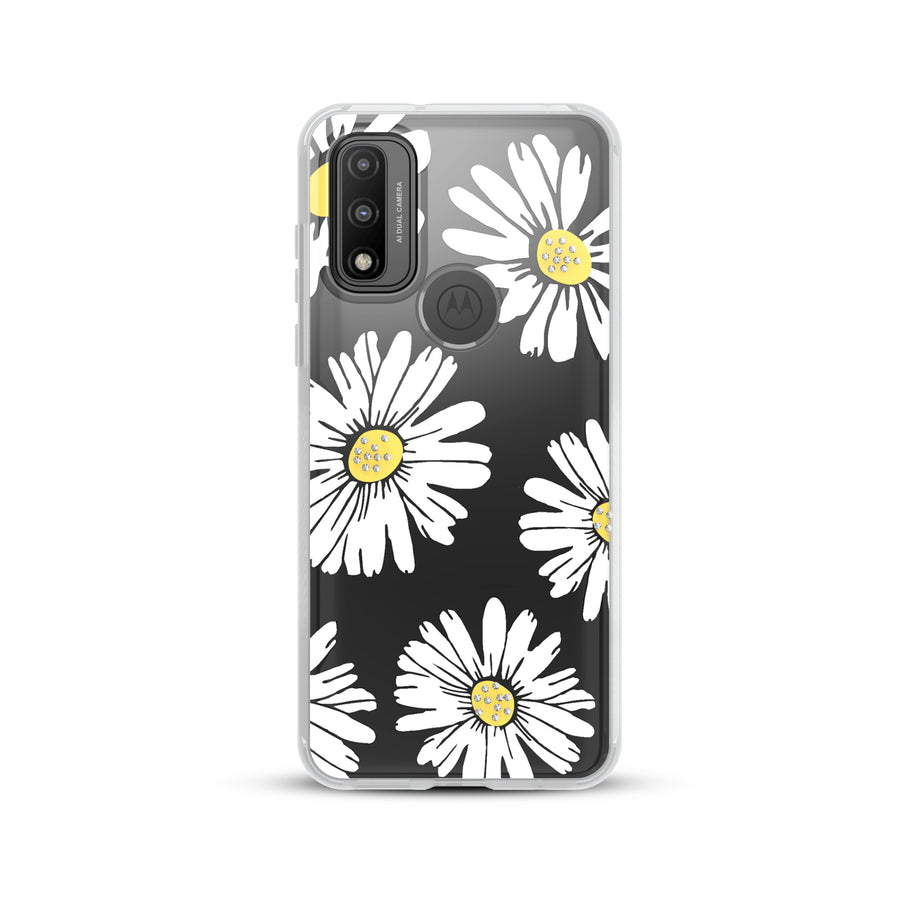 MyBat Pro Mood Diamond Series Case for Motorola Moto G Pure - Happy Daisies - RMGPCSFSSD150-3.jpg