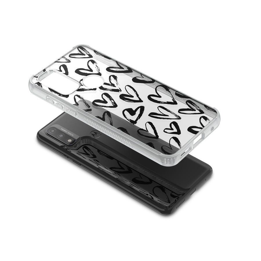 MyBat Pro Mood Series Case for Motorola  Moto G Pure - Black Hearts - RMGPCSFSSM363-6.jpg