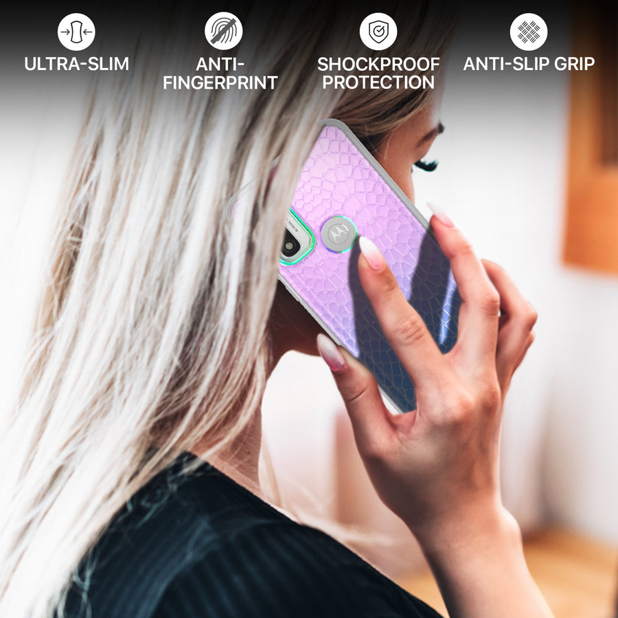 MyBat Pro Mood Series Case for Motorola  Moto G Pure - Iridescent Snake - RMGPCSFSSM367-8.jpg