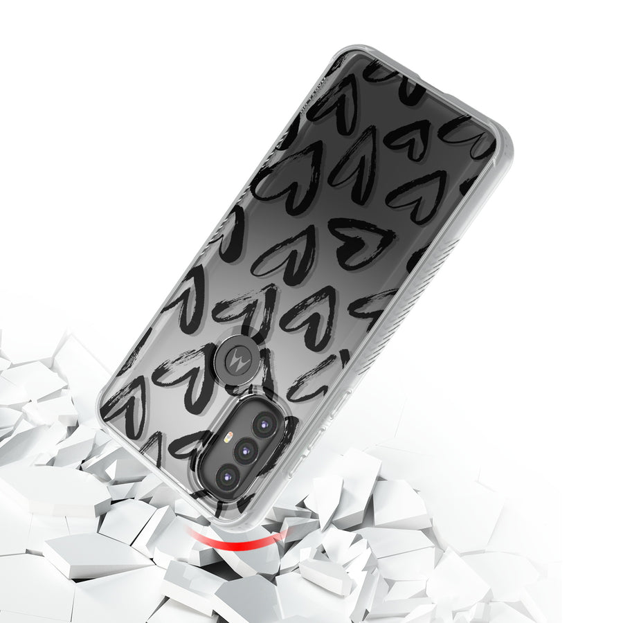 MyBat Pro Mood Series Case for Motorola  Moto G Power (2022) - Black Hearts - RMGPW22CSFSSM363-9.jpg