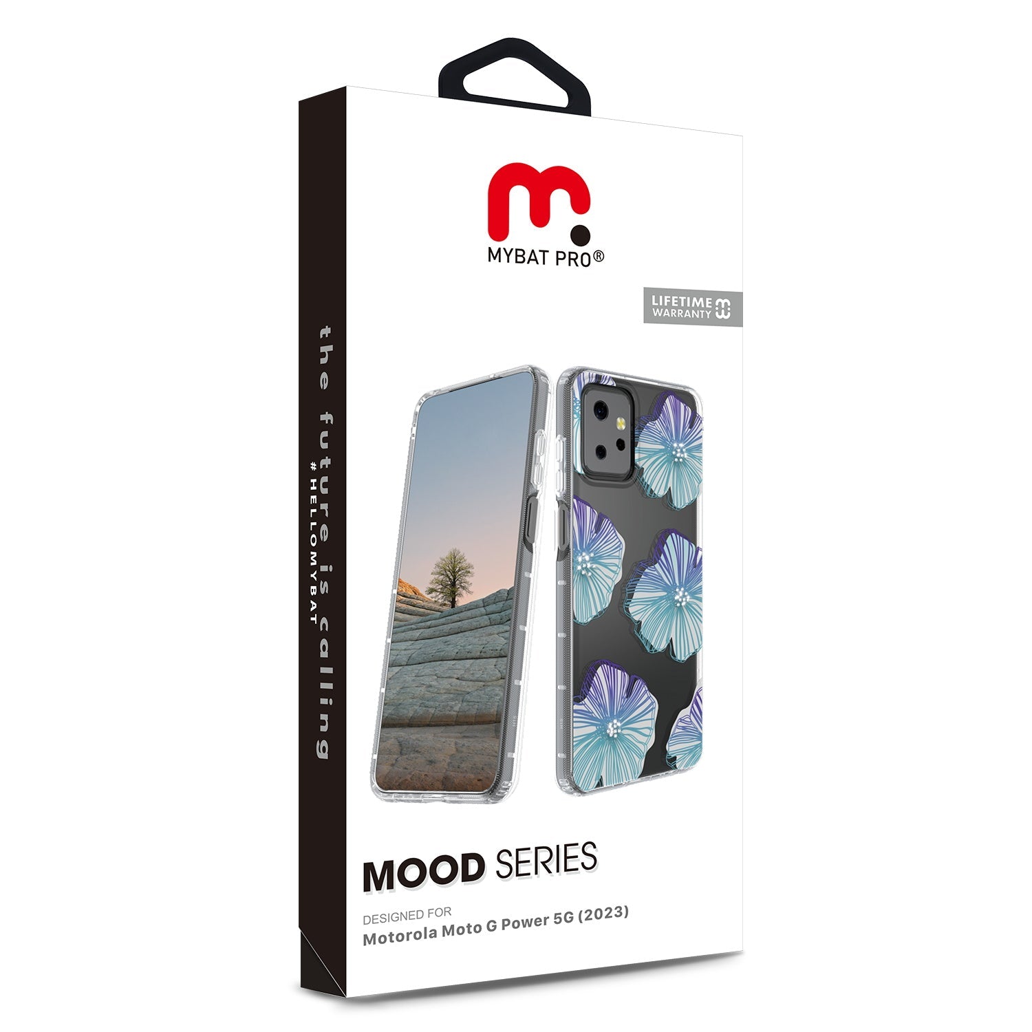 MyBat Pro Mood Series Case (with Diamonds) for Motorola Moto G Power 5G (2023) - Seashell