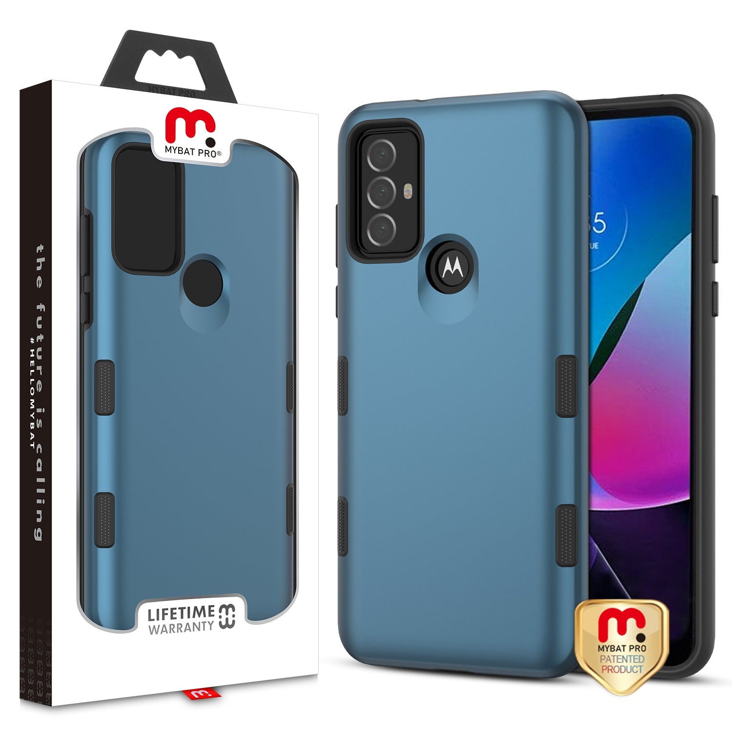 MyBat Pro TUFF Subs Series Case for Motorola Moto G Play (2023) - Blue