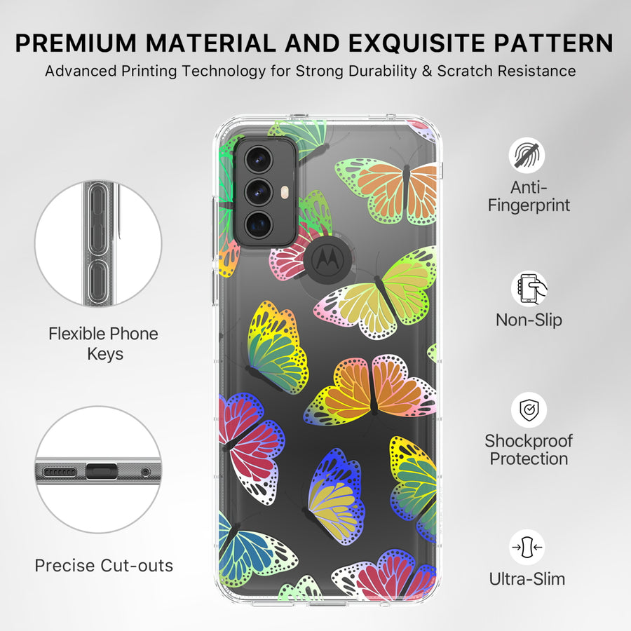 MyBat Pro Mood Series Case for Motorola Moto G Play (2023) - Neon Butterflies - RMGPY23CSFSSM368-7.jpg