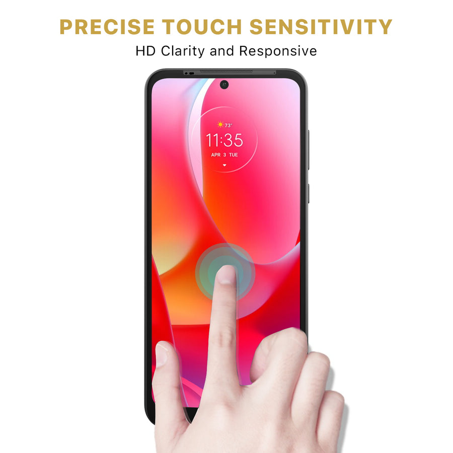 MyBat Pro Full Coverage Tempered Glass Screen Protector for Motorola Moto G Play (2023) - Black - RMGPY23SC85A-5.jpg