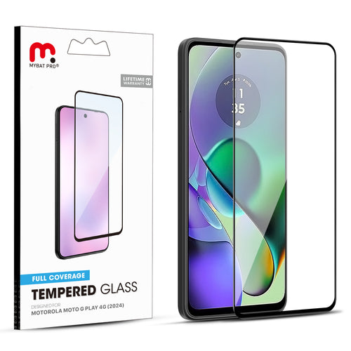 MyBat Pro Full Coverage Tempered Glass Screen Protector for Motorola Moto G Play 4G (2024) - Black - RMGPY24SC85A-1.jpg