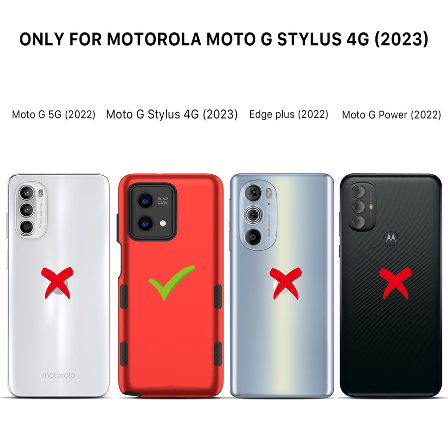 MyBat Pro TUFF Subs Series Case for Motorola Moto G Stylus 4G (2023) - Red - RMGS4G23CSF2TS002-6.jpg