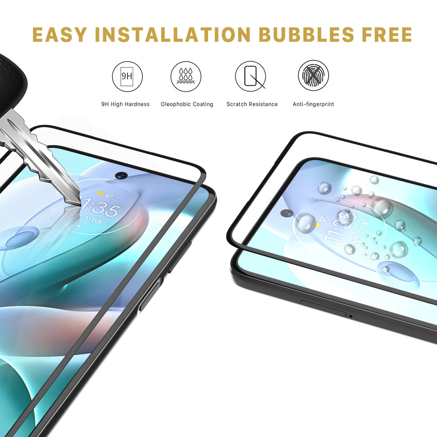 MyBat Pro Full Coverage Tempered Glass Screen Protector for Motorola Moto G Stylus 5G (2022) / Moto G Stylus 4G (2022) - Clear - RMGS4G2SC85A-7.jpg