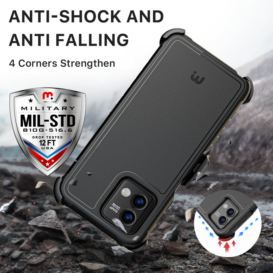 MyBat Pro Maverick Series Case w/ Holster for Motorola Moto G Stylus 5G (2023) - Black - RMGS5G23CS3NXS001-4.jpg