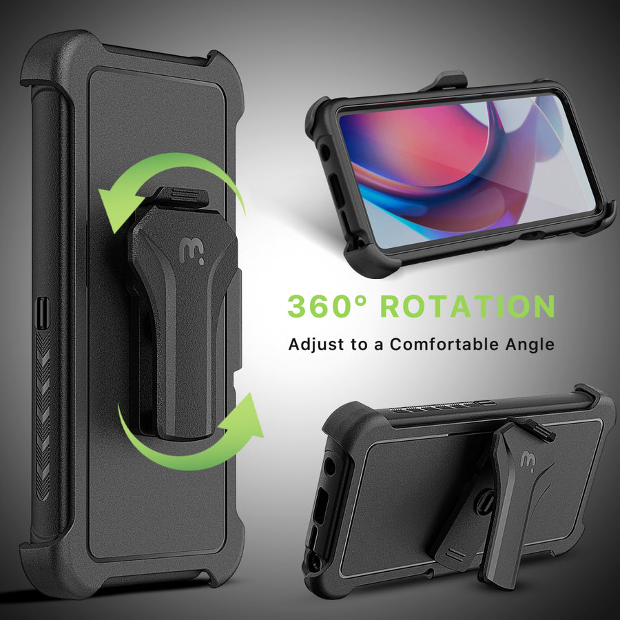 MyBat Pro Maverick Series Case w/ Holster for Motorola Moto G Stylus 5G (2023) - Black - RMGS5G23CS3NXS001-6.jpg