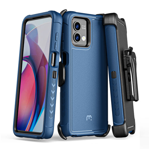 MyBat Pro Maverick Series Case w/ Holster for Motorola Moto G Stylus 5G (2023) - Blue - RMGS5G23CS3NXS002-2.jpg
