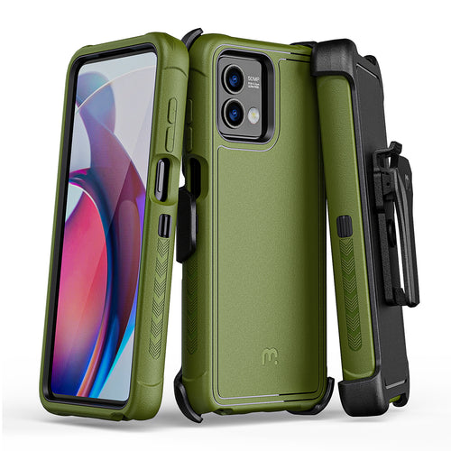 MyBat Pro Maverick Series Case w/ Holster for Motorola Moto G Stylus 5G (2023) - Army Green - RMGS5G23CS3NXS004-2.jpg