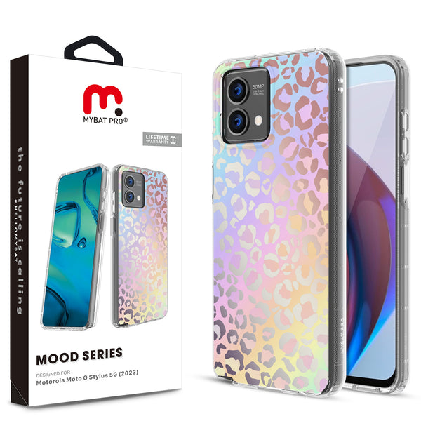 MyBat Pro Mood Series Case for Motorola Moto G Stylus 5G (2023) - Holographic Leopard - RMGS5G23CSFSSM361-1.jpg