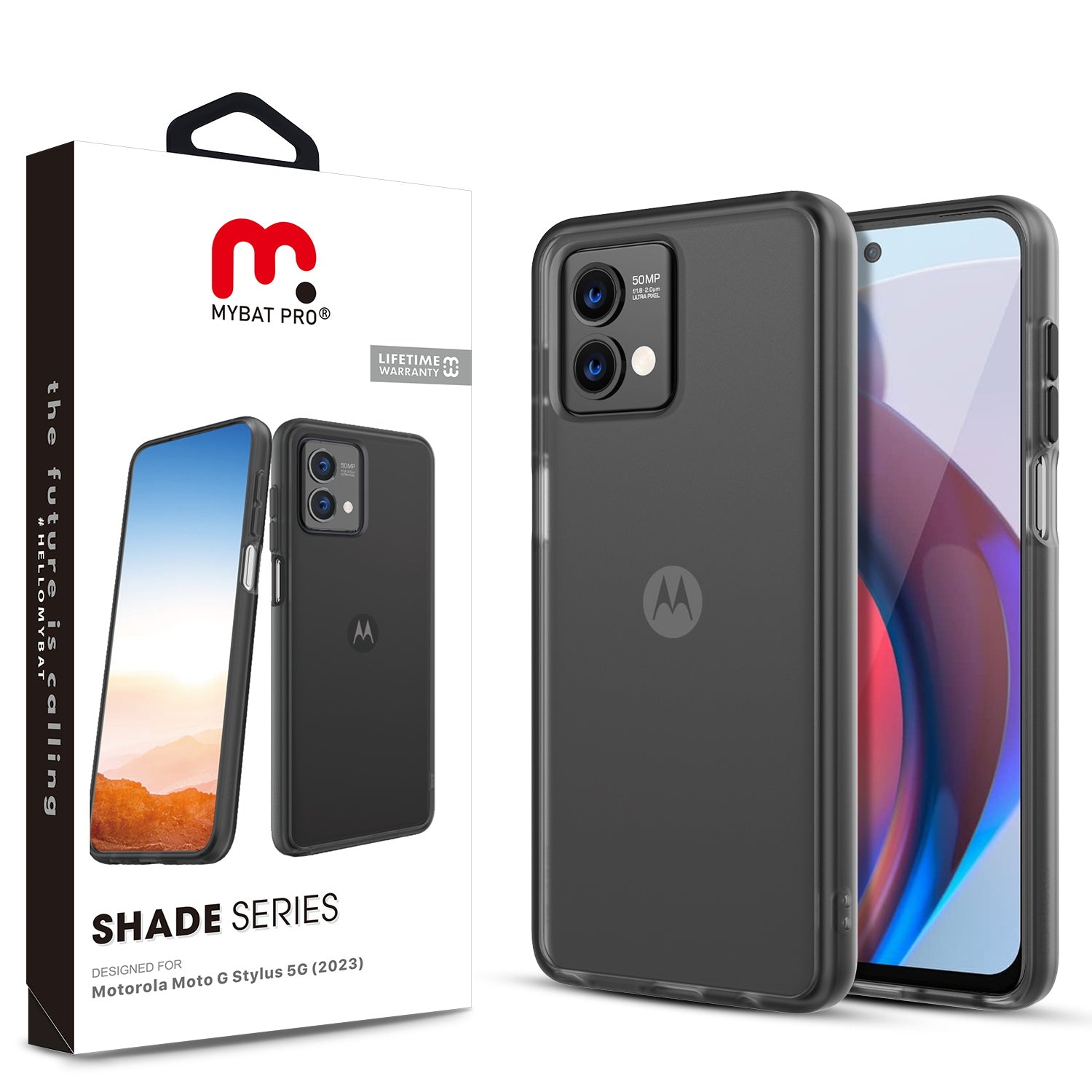 MyBat Pro Shade Series Case for Motorola Moto G Stylus 5G (2023) - Smoke