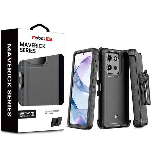 MyBat Pro Maverick Series Case w/ Holster for Motorola Moto G Stylus 5G (2025) - Black - RMGS5G25CS3NXS001-1.jpg