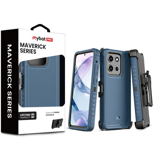 MyBat Pro Maverick Series Case w/ Holster for Motorola Moto G Stylus 5G (2025) - Blue - RMGS5G25CS3NXS002-1.jpg