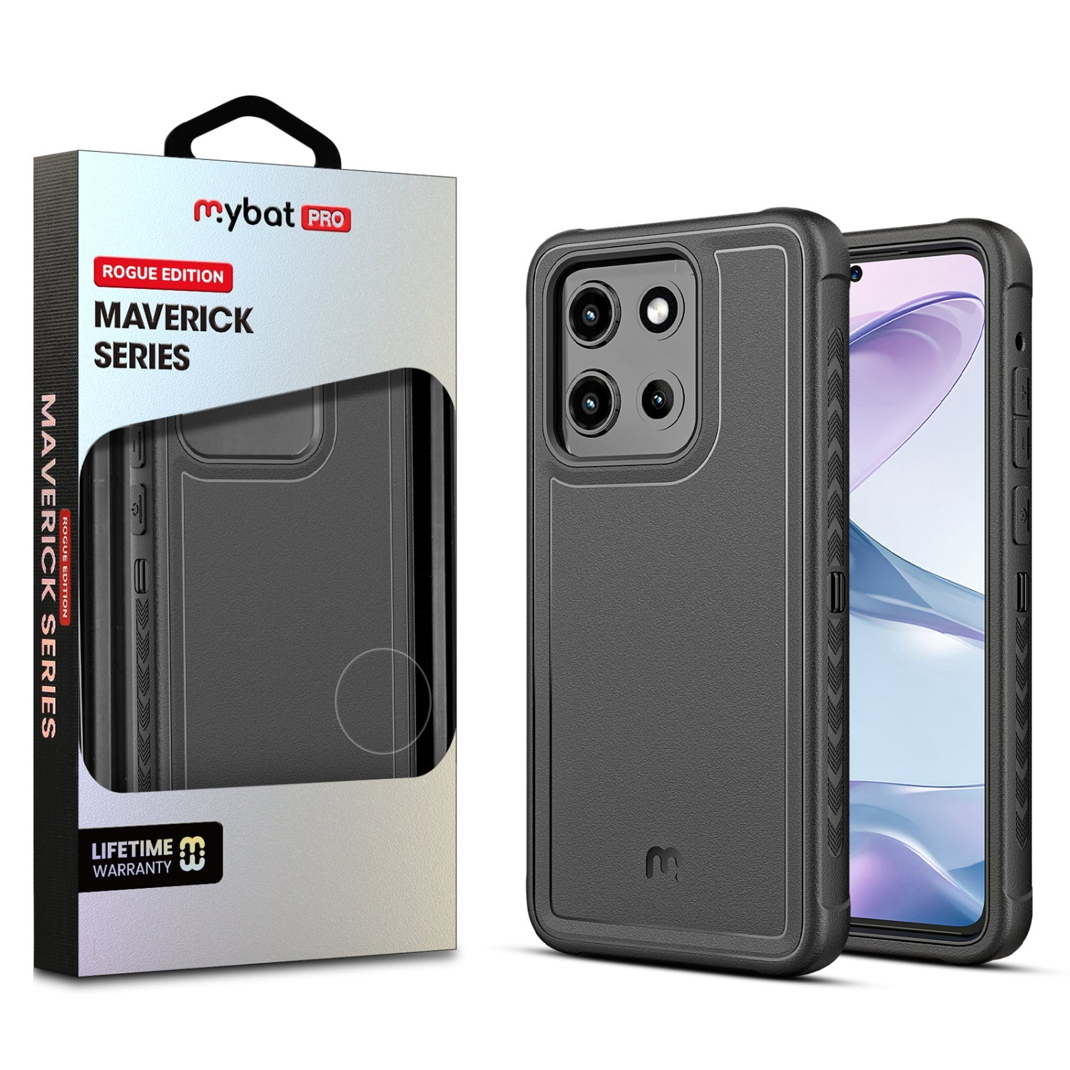 MyBat Pro Maverick Series Rogue Edition Case for Motorola Moto G Stylus 5G (2026) / Moto G Stylus 5G (2025) - Black