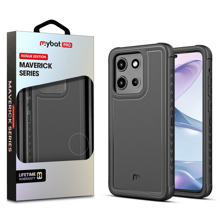 MyBat Pro Maverick Series Rogue Edition Case for Motorola Moto G Stylus 5G (2026) / Moto G Stylus 5G (2025) - Black