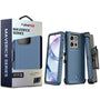 MyBat Pro Maverick Series Case w/ Holster for Motorola Moto G Stylus 5G (2026) / Moto G Stylus 5G (2025) - Blue