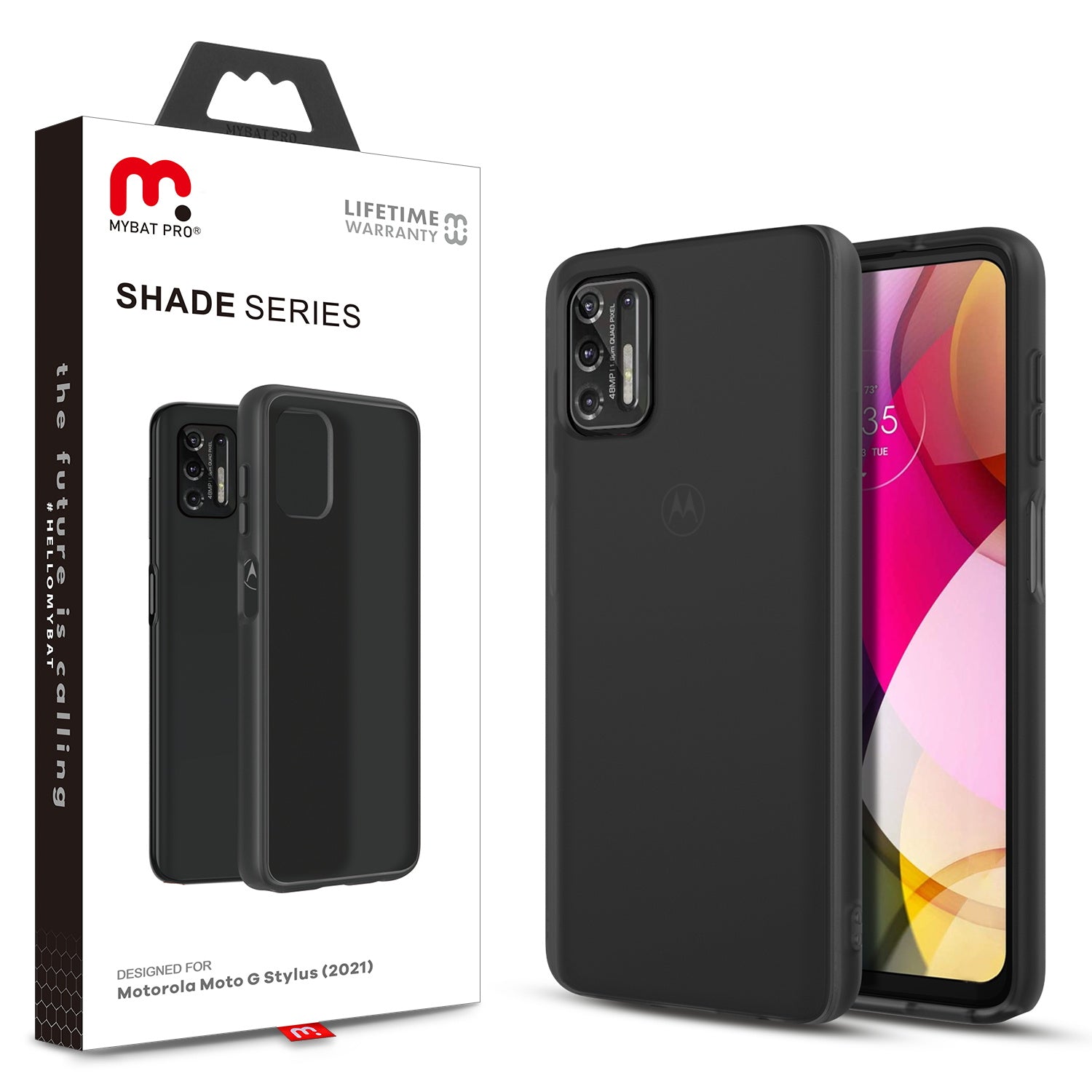 MyBat Pro Shade Series Case for Motorola Moto G Stylus (2021) - Smoke