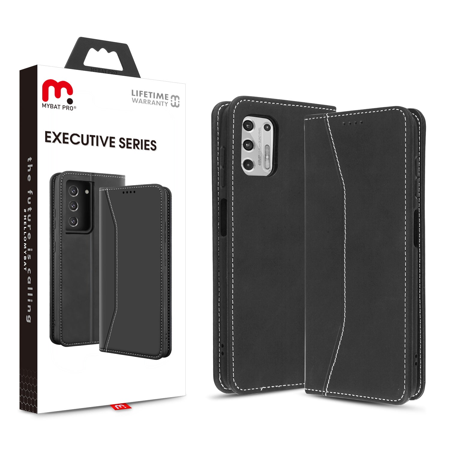 MyBat Pro Executive Series Case for Motorola Moto G Stylus (2021) - Black