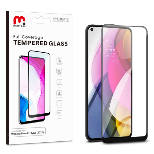 MyBat Pro Full Coverage Tempered Glass Screen Protector for Motorola Moto G Stylus (2021) / Moto G Stylus 5G (2021) - Clear - RMGST21SC85A-1.jpg