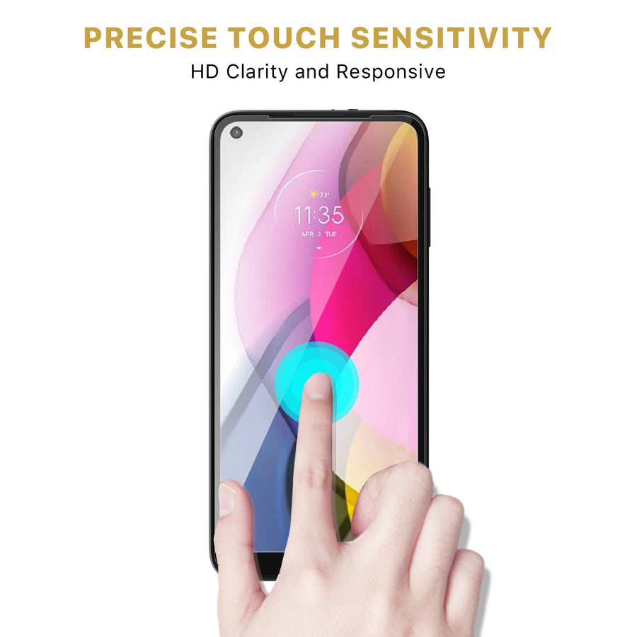 MyBat Pro Full Coverage Tempered Glass Screen Protector for Motorola Moto G Stylus (2021) / Moto G Stylus 5G (2021) - Clear - RMGST21SC85A-5.jpg