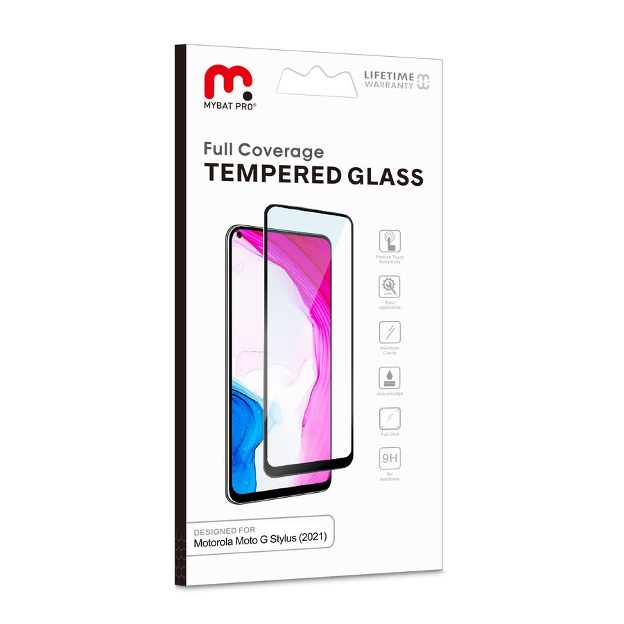 MyBat Pro Full Coverage Tempered Glass Screen Protector for Motorola Moto G Stylus (2021) / Moto G Stylus 5G (2021) - Clear - RMGST21SC85A-7.jpg