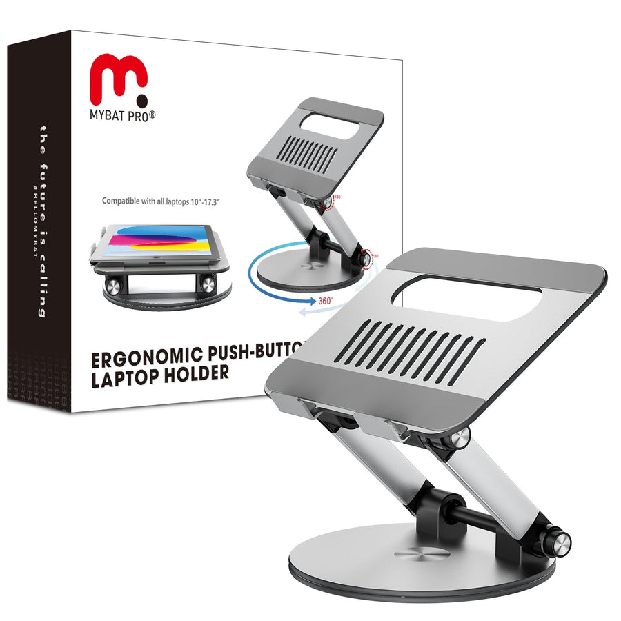 MyBat Pro ERGONOMIC PUSH-BUTTON LAPTOP HOLDER